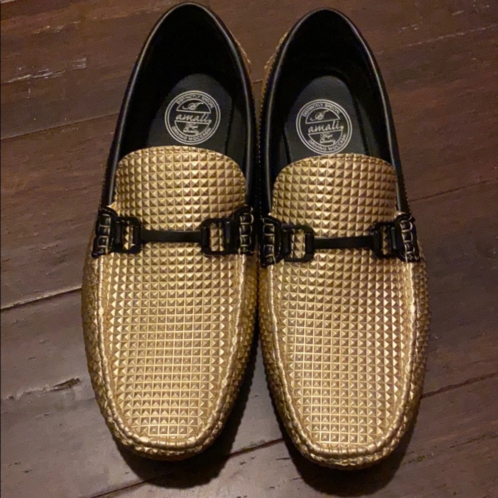 Amali Gold Mocassin